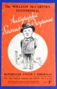 1948 William McCartney Testimonial Hibernian v Manchester United at Easter Road match programme 22