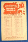 1948/49 Public Practice match Reds v Blues single sheet programme 14 August 1948, has score o/wise