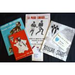 1974-78 French Rugby Literature/Ephemera (6): Various club yearbooks, fixture cards etc - inc a