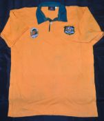 1991 Phil Kearns’ Matchworn Australian Jersey, RWC Year: Sleeves characteristically roughly hacked