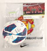 2012/13 Premier League match football signed by most (not counted) of the Manchester United team the