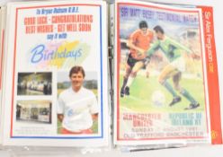 Collection of Manchester United Testimonial match programmes 1956 All Star XI (John Aston) (slight