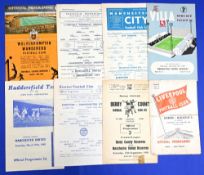 1959/60 Manchester United reserves away match programmes v Wolves, Sheffield Wednesday, Manchester