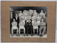 1939 Southern Transvaal v England Football Team Photograph - winning 1-0, the first team to record a