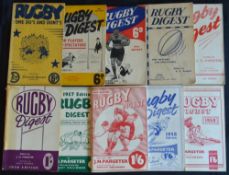 1952-60 Rugby Digest by JN Pargeter (10): The NE journalist issued this pot-pourri annually and it