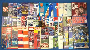 1964-2014 Shrewsbury Town Away Football Programmes - a good collection to include teams of Crewe