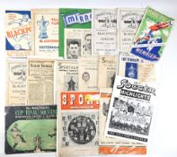 1948 Blackpool FAC Runners-Up at Wembley plus the cup run from the 3rd round onwards. Programmes