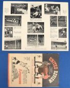 1947/48 Souvenir Cup Final edition Manchester United v Blackburn Rovers Div. 1 match programme 1st