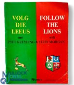 1974 ‘Follow The Lions’ Tour Preview Brochure: Fine glossy 48pp issue by Piet Greyling and Cliff