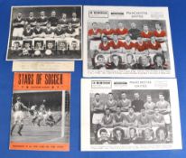 Selection of items to include 1957/58 b&w photo of Manchester United team; In Memoriam Manchester