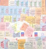 1965-1991 Wolverhampton Wanderers Cup Match Ticket Stubs FA Cup, League cup Anglo Italian, Texaco
