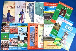 Selection of ‘big match’ programmes FAC finals 1965, 1973, 1974, 1975, 1976, 2021, 2022; Charity