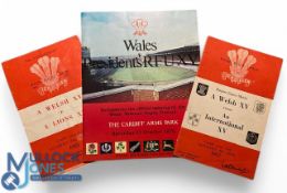 1955-70 Wales Special Matches Rugby Programmes (3): v a Lions’ XV 1955, an International XV 1957 and