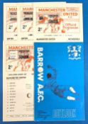 1968/69 Lancashire Senior Cup match programmes v (H) Netherfield (), Oldham Athletic (H),