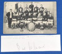 Postcard Health & Strength Series Swindon Town comes with signed slip from former owner Bert