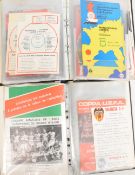 Collection of Manchester United European Cup match programme all homes unless stated, 1956/57