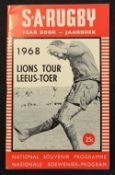 1968 British and I Lions v Western Province Rugby Programme: Similar to lot 335 but from a different