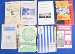 Approximately ninety assorted Scottish football programmes from the late fifties onwards to