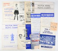 1953 Bolton Wanderers FAC runners-up at Wembley plus the cup run from the 3rd round onwards.