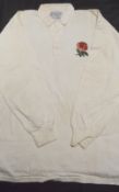 1990 Dave Egerton’s Matchworn England Rugby Jersey: The sadly- late Lion and no.8’s ‘RFU Twickenham’