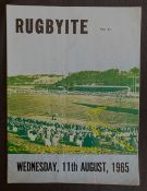 1965 North Auckland v S Africa Rugby Programme: Large picture cover and format. Good condition