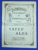 Pre-War 1928/1929 Tranmere Rovers v Chesterfield Div. 3 (North) match programme 4 May 1929 (final