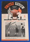 1952-53 Manchester Utd v Walthamstow Avenue F.A. Cup 31/1/53 at Old Trafford Ground