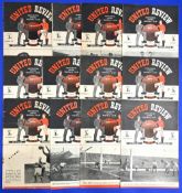 1948/49 Manchester United home match programmes to include Derby County, Huddersfield Town,