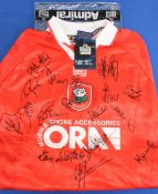 1997 Barnsley Home Admiral Multi Signed Replica Football Shirt, with’ 13 signature short sleeve size
