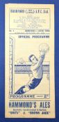 1946/47 1st home match after WW2 Bradford Park Avenue v Luton Town Div. 2 14 September 1946, fold