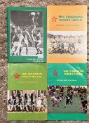 1989-1994 Zimbabwe Rugby Union Yearbooks (4): Quartet of neat, compact, substantial, detailed,