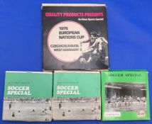 4x Vintage Super 8mm Football Reels, to include 1976 European Nations Cup Czechoslovakia v West