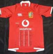 2021 British and I Lions Squad Signed Rugby Jersey, S Africa Tour: Near Mint: officially