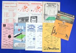 Selection of Manchester United reserves homes 1959/60 Chesterfield, 1961/62 Aston Villa, 1962/63 WBA