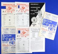 1967/68 Manchester United Lancashire Senior Cup homes v Rochdale (22 November – abandoned), Rochdale