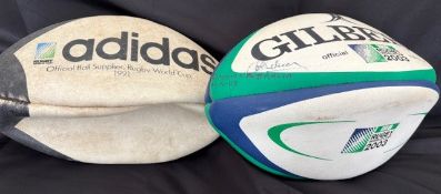 2003 and 1991 RWC Match-Used Rugby Ball etc (2): 2003 in Australia, an official Gilbert match-used