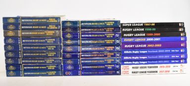 Rugby League publications to include Rothmans Rugby League Yearbook 1981/82-1999 missing 1993/94,