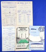 1959/60 Manchester United reserves away match programmes v Newcastle Utd, WBA (Gregg, Charlton,