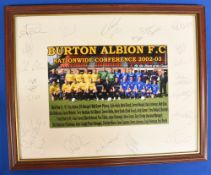 Football signed Photograph, Louis Doods Port Vales,2014-15 Kidderminster Harriers FC multi signed