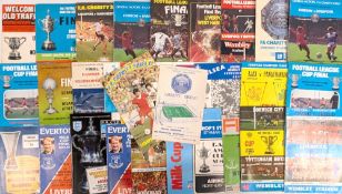 1958 Big Match Programme Collection FA cup League Cups, charity shield final semifinals Milk cup,