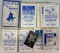 1952-1970 Halifax Home Rugby League Programmes etc (c.180): What a collection, a super range of