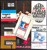 1961, 65 and 73-81 France v Wales Rugby Programmes (7): The first mag-style issue for a Welsh visit,