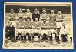 1958 1st photograph of the reformed Manchester United team prior to the game v Sheffield Wednesday