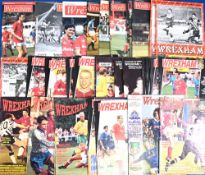 Wrexham programme selection to include homes 1966/67 Barrow, 1972/73 Hajduk Split (ECWC), Zurich (