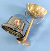 1969 Lancashire Senior. Cup Winners trophy 8” height x 3 ¼” dia presented to the player, formerly
