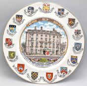 1895-1995 Northern Rugby League Centenary Commemorative Plate, The Geoge Hotel limited edition