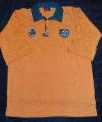 1992 Willie Ofahengaue’s Matchworn Australian Rugby Jersey: Great lot from the legendary
