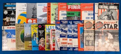 1964-1987 Final Semi Final Football programmes, semi Leeds v Chelsae 67, Everton v Leeds 68,