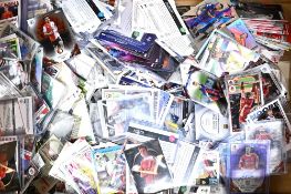 2023-2025 Topps Football Cards, a good loose collection with some protective sleeves, with special