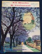 1960 Northern Transvaal v NZ All Blacks Rugby Programme: Attractive 24pp edition from Pretoria in VG